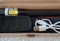 Caneta Óptica FTTH Fibra Óptica Tester 15Km (K-C15) Recarregável