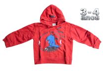 Camisola Capuz Vermelha Zippy 3-4 anos