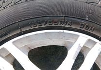 Jantes 4x100 com pneus